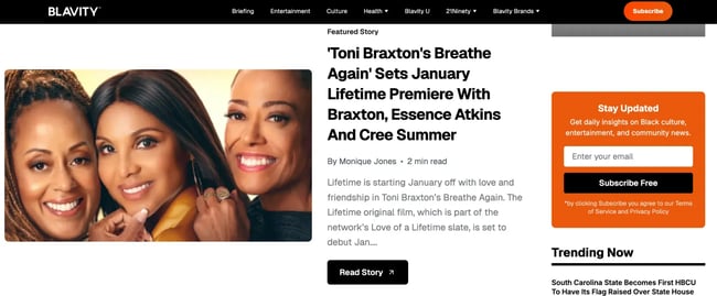 web design best practices, blavity